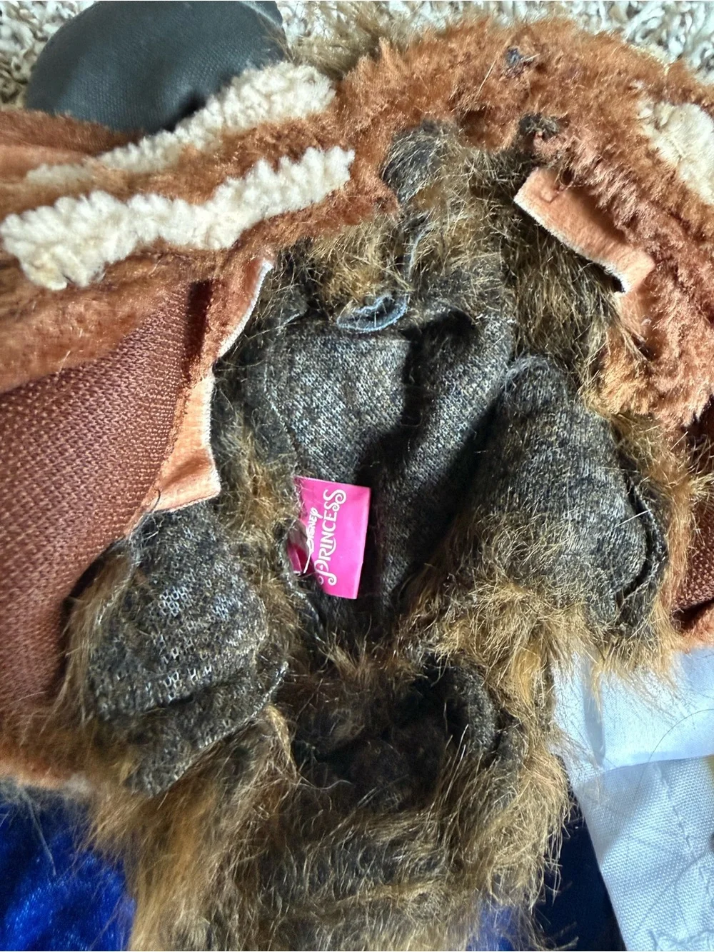 Dog “beauty and the beast” costume large
